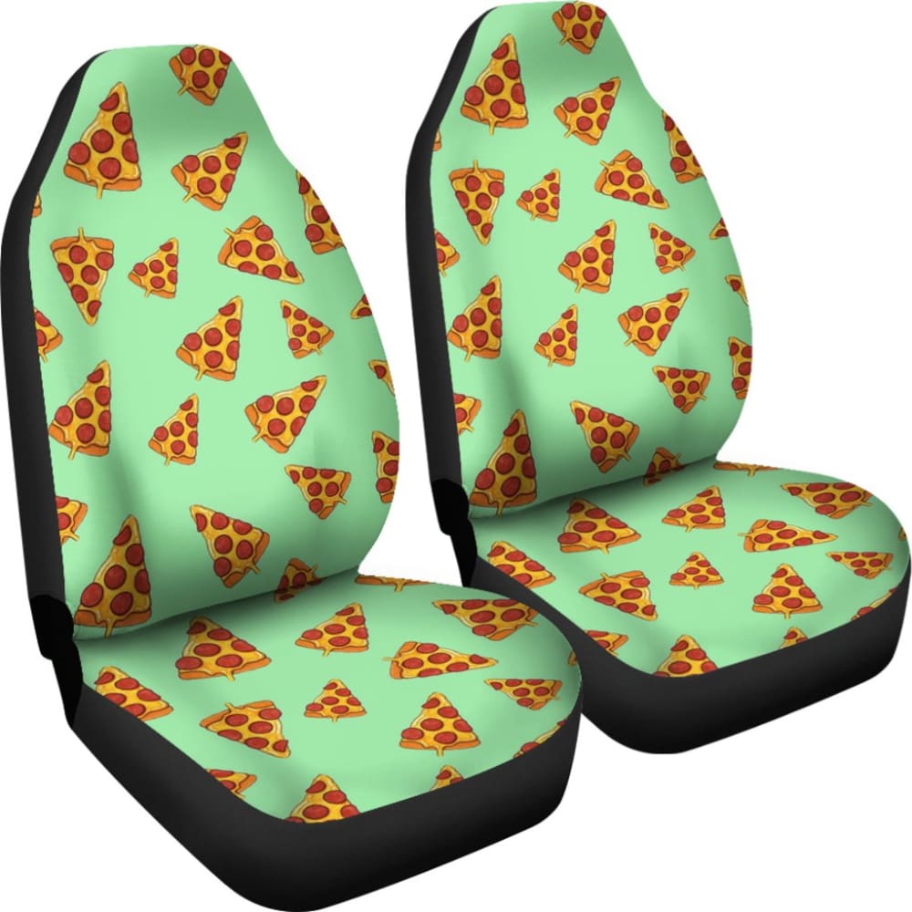 Fast Food Pizza Slice Car Seat Covers 211801 - YourCarButBetter