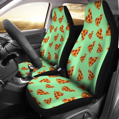Fast Food Pizza Slice Car Seat Covers 211801 - YourCarButBetter