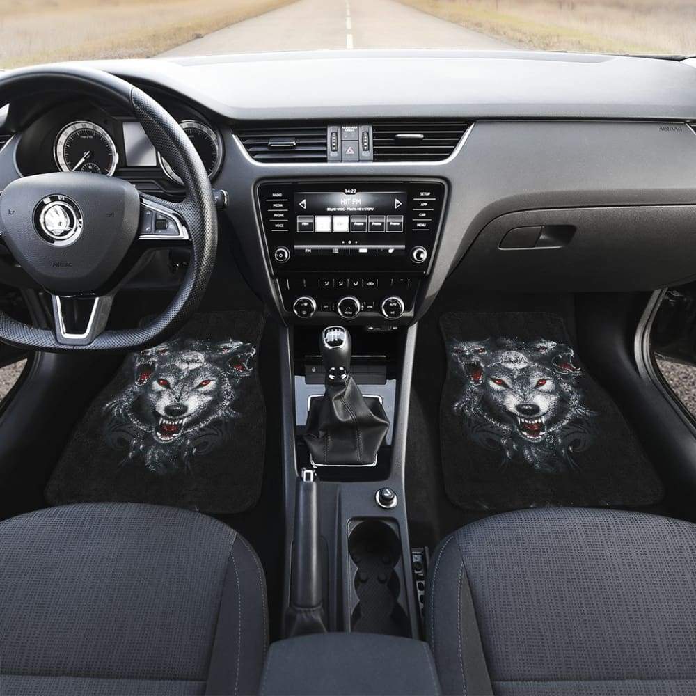 Ferocious Wolf Car Floor Mats 212502