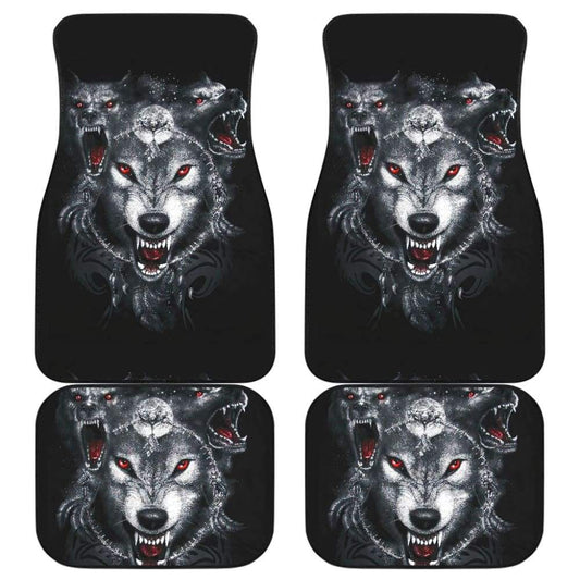 Ferocious Wolf Car Floor Mats 212502
