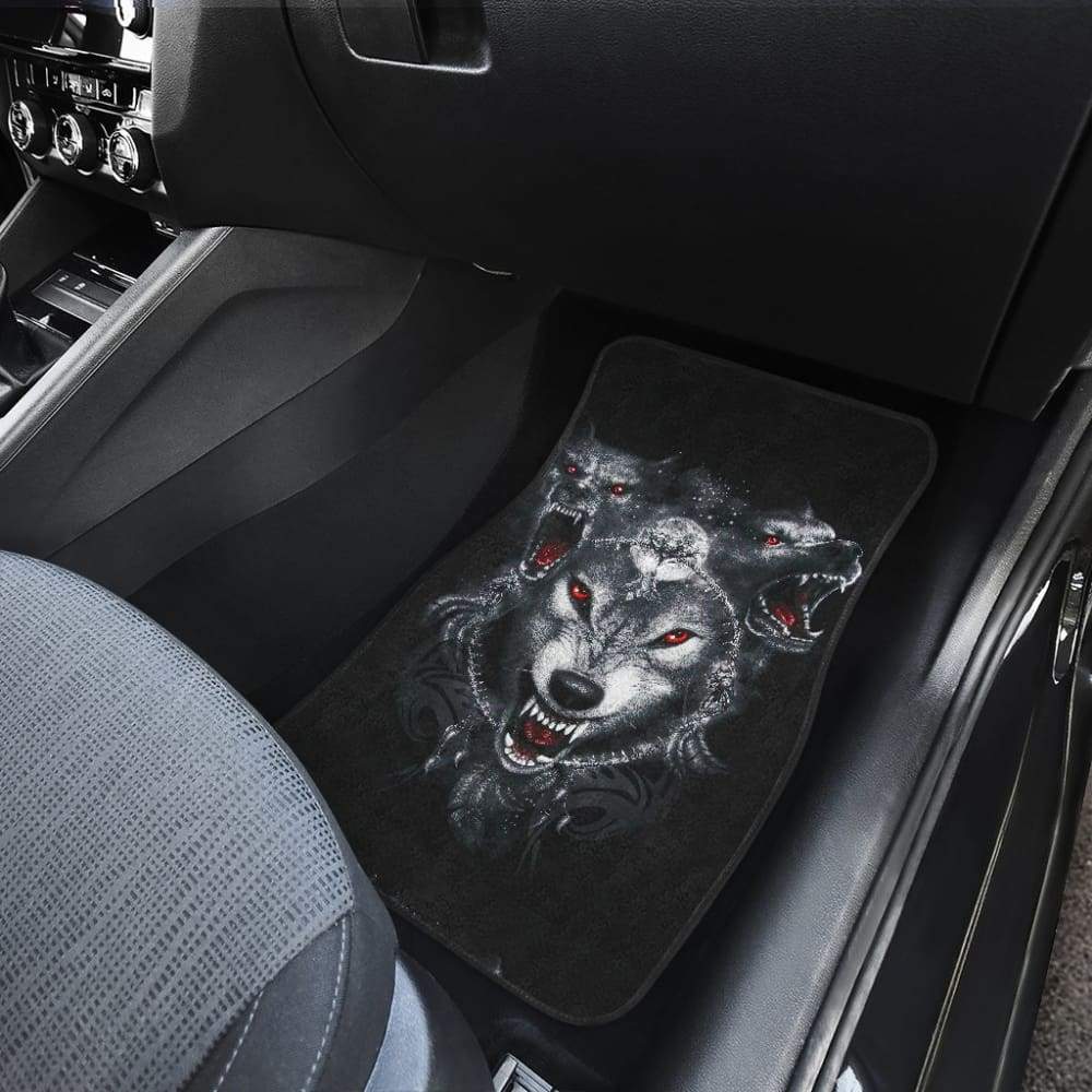 Ferocious Wolf Car Floor Mats 212502