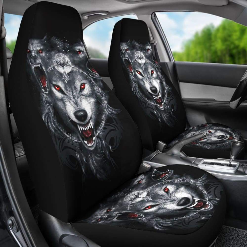 Ferocious Wolf Car Seat Covers 212502