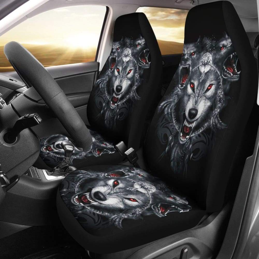 Ferocious Wolf Car Seat Covers 212502