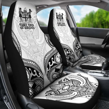 Fiji Active Car Seat Covers - Fiji Coat Of Arms (Set Of Two) - Amazing 1 105905 - YourCarButBetter