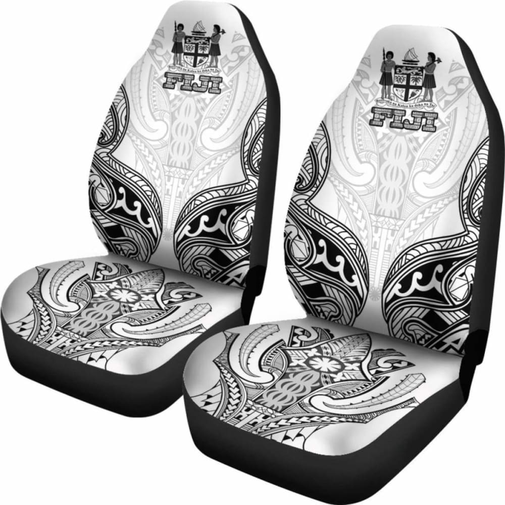 Fiji Active Car Seat Covers - Fiji Coat Of Arms (Set Of Two) - Amazing 1 105905 - YourCarButBetter