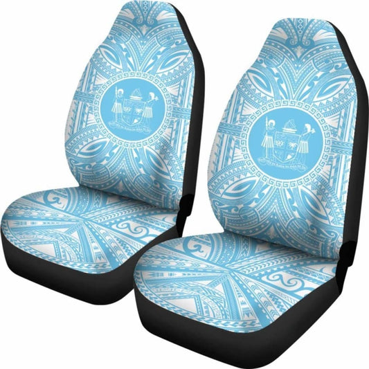 Fiji Car Seat Cover - Fiji Coat Of Arms Polynesian Flag Color 105905 - YourCarButBetter