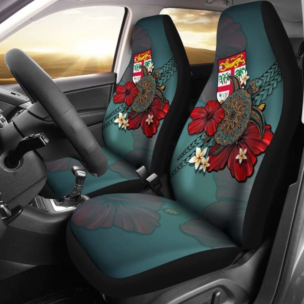 Fiji Car Seat Covers Blue Turtle Tribal Amazing 091114 - YourCarButBetter