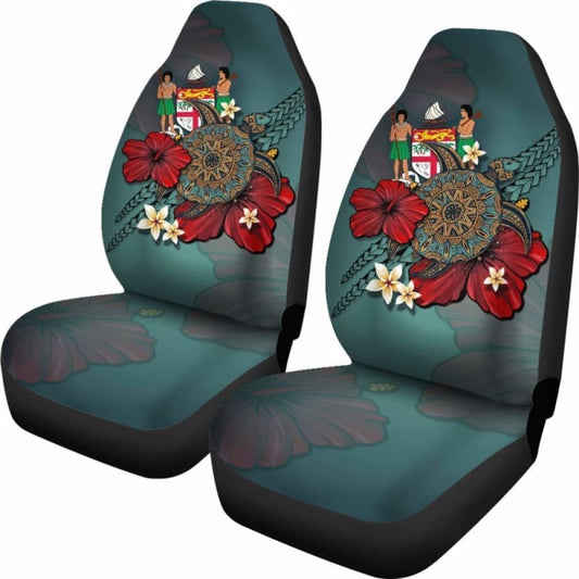 Fiji Car Seat Covers Blue Turtle Tribal Amazing 091114 - YourCarButBetter