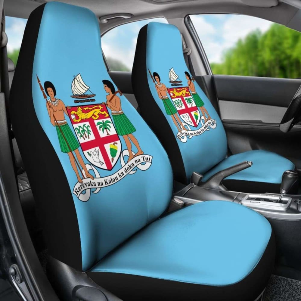 Fiji Coat Of Arms Car Seat Covers Amazing 105905 - YourCarButBetter