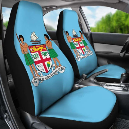 Fiji Coat Of Arms Car Seat Covers Amazing 105905 - YourCarButBetter