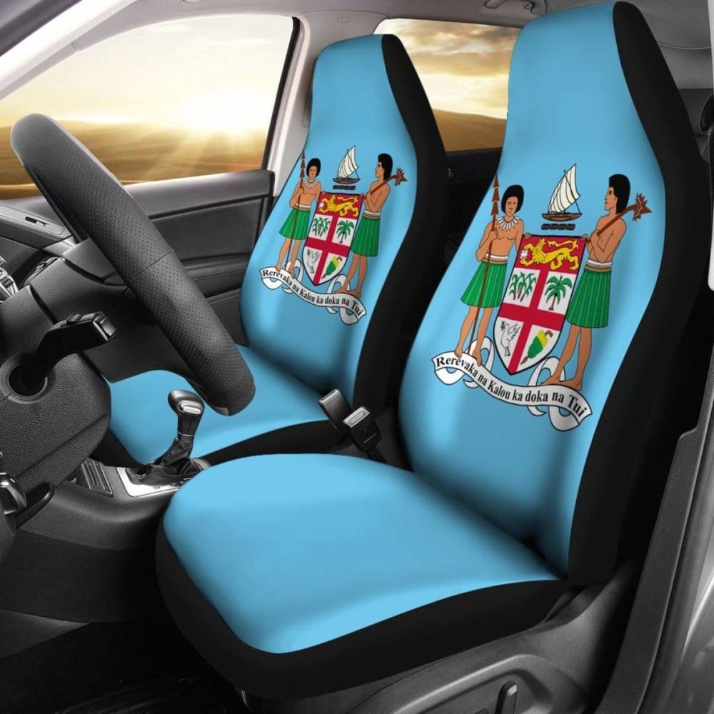 Fiji Coat Of Arms Car Seat Covers Amazing 105905 - YourCarButBetter