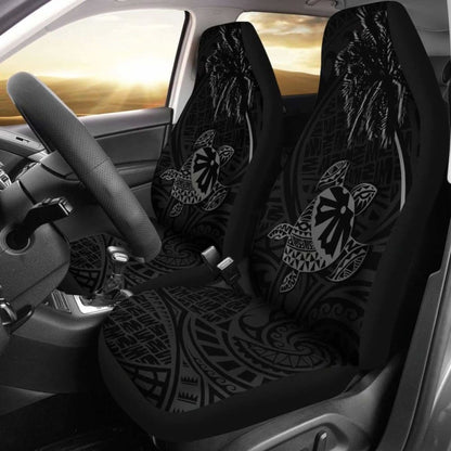 Fiji Islands Tapa Turtle Grey Car Seat Covers 091114 - YourCarButBetter