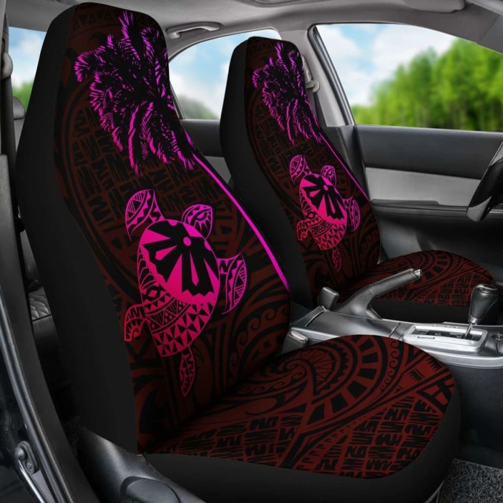 Fiji Islands Tapa Turtle Pink Car Seat Covers 091114 - YourCarButBetter