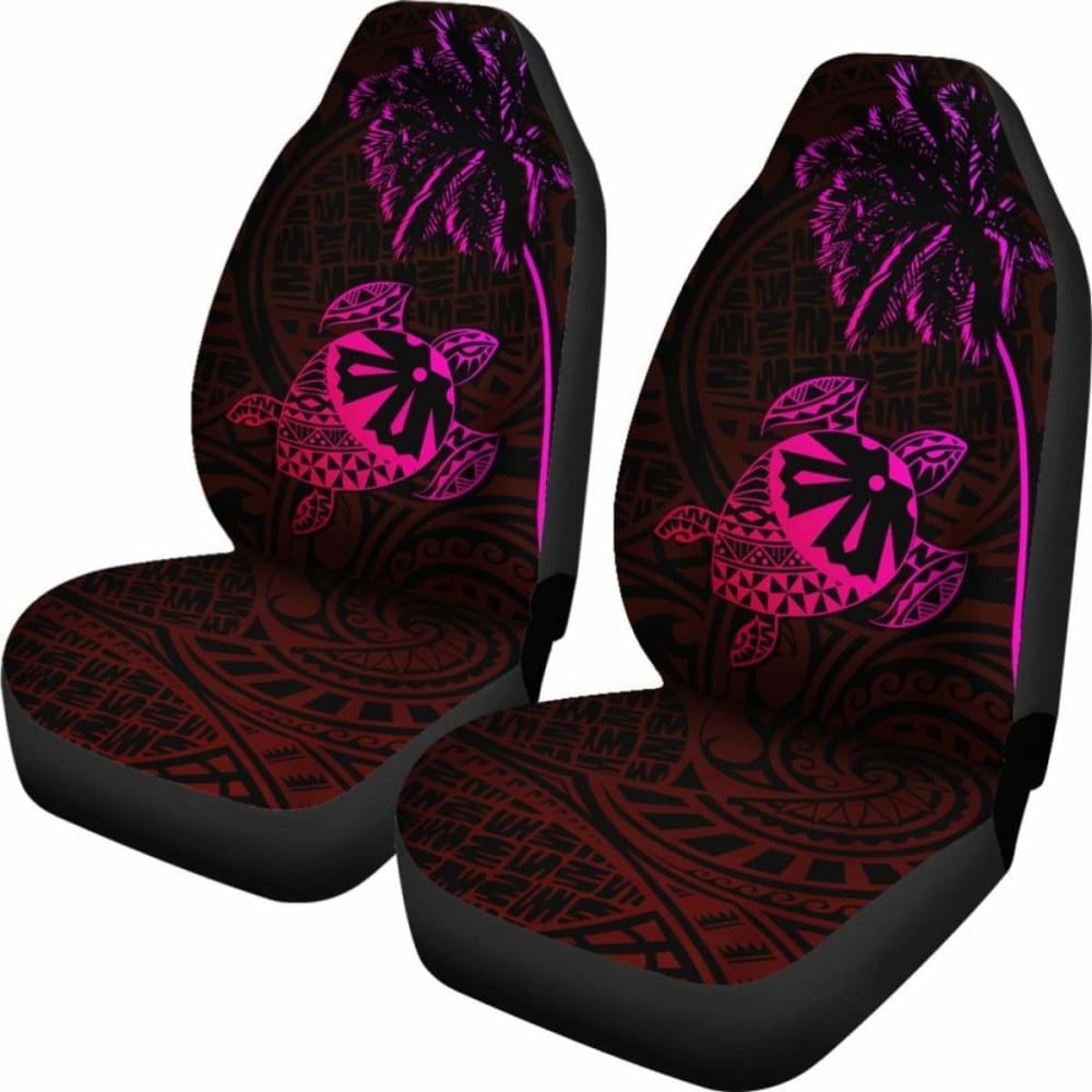 Fiji Islands Tapa Turtle Pink Car Seat Covers 091114 - YourCarButBetter