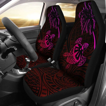 Fiji Islands Tapa Turtle Pink Car Seat Covers 091114 - YourCarButBetter