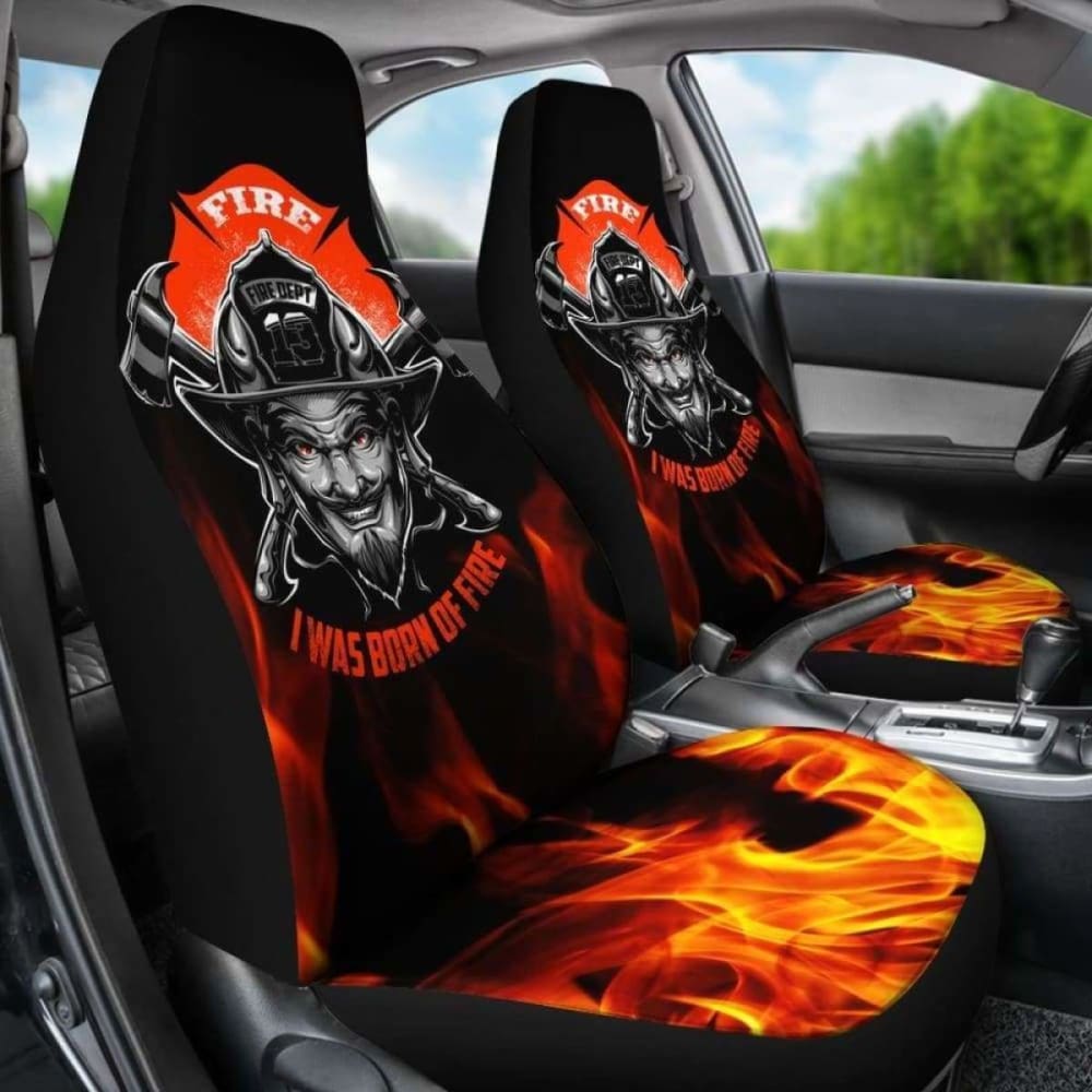 Fire Born Firefighter Car Seat Covers 101211