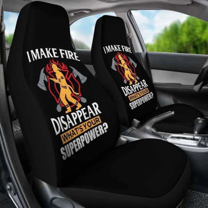 Fire Disappear What’s Your Super Power Car Seat Covers 101211