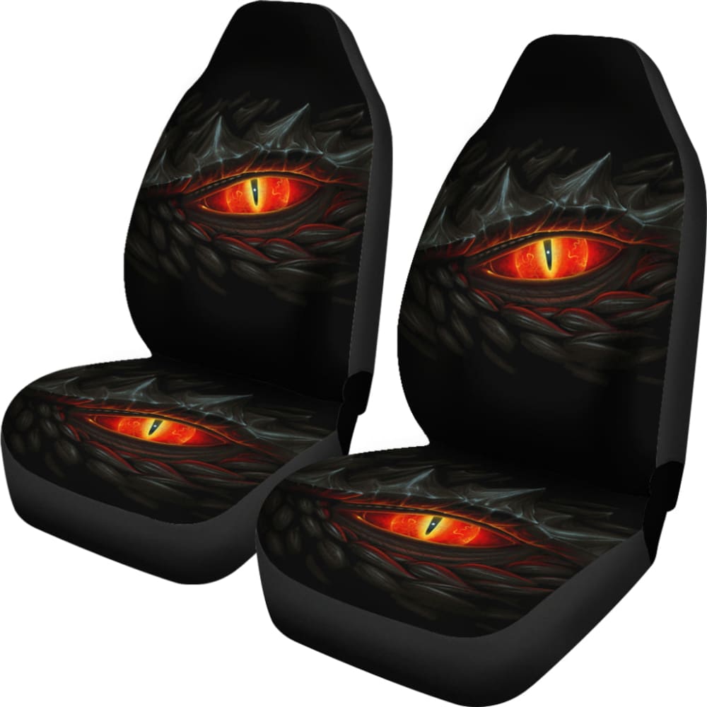 Fire Dragon Eye Custom Car Accessories Car Seat Covers 211301 - YourCarButBetter