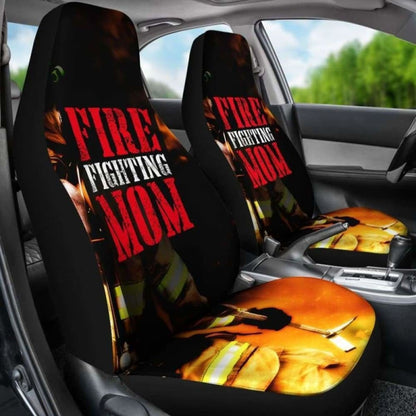 Fire Fighting Mom Car Seat Covers 101211