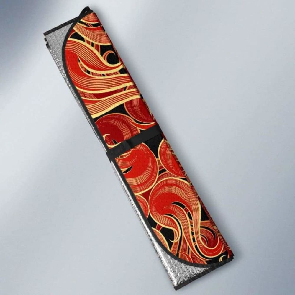 Fire Flame Pattern Car Auto Sun Shades 085424 - YourCarButBetter