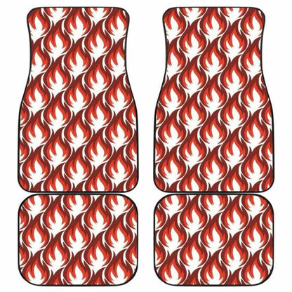 Fire Flame Symbol Design Pattern Front And Back Car Mats 181703 - YourCarButBetter