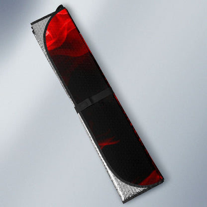 Fire Game Over Gothic Skull Grim Reaper Car Auto Sun Shades 210201 - YourCarButBetter