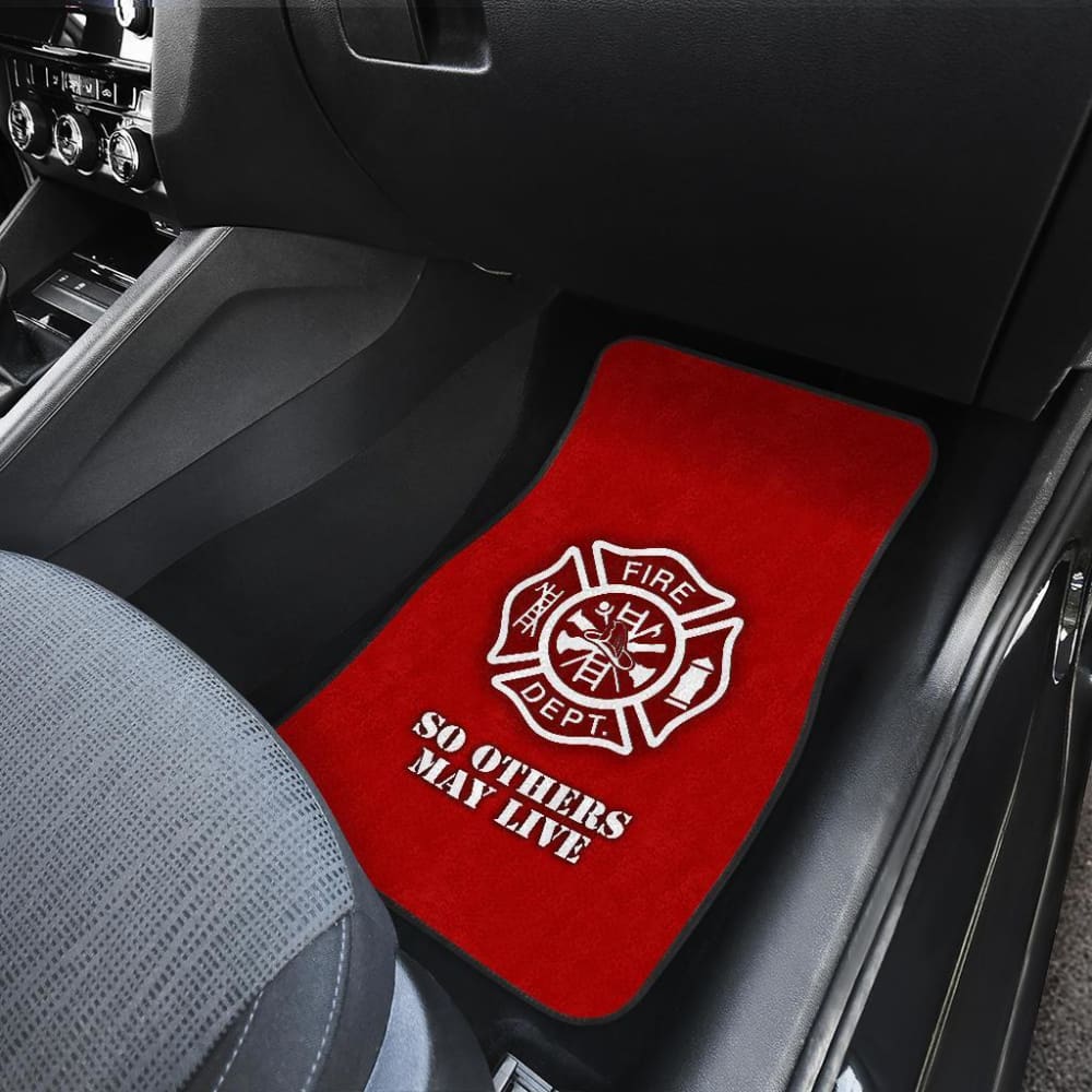 Firefighter Car Mats (So Others May Live) 101819 - YourCarButBetter
