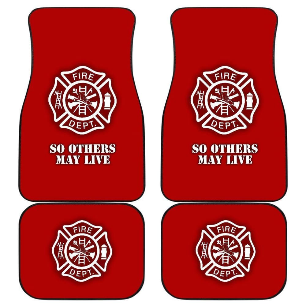 Firefighter Car Mats (So Others May Live) 101819 - YourCarButBetter