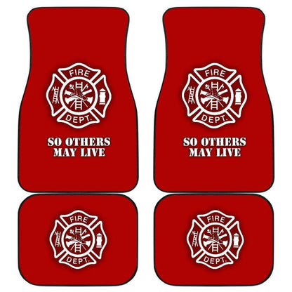 Firefighter Car Mats (So Others May Live) 101819 - YourCarButBetter