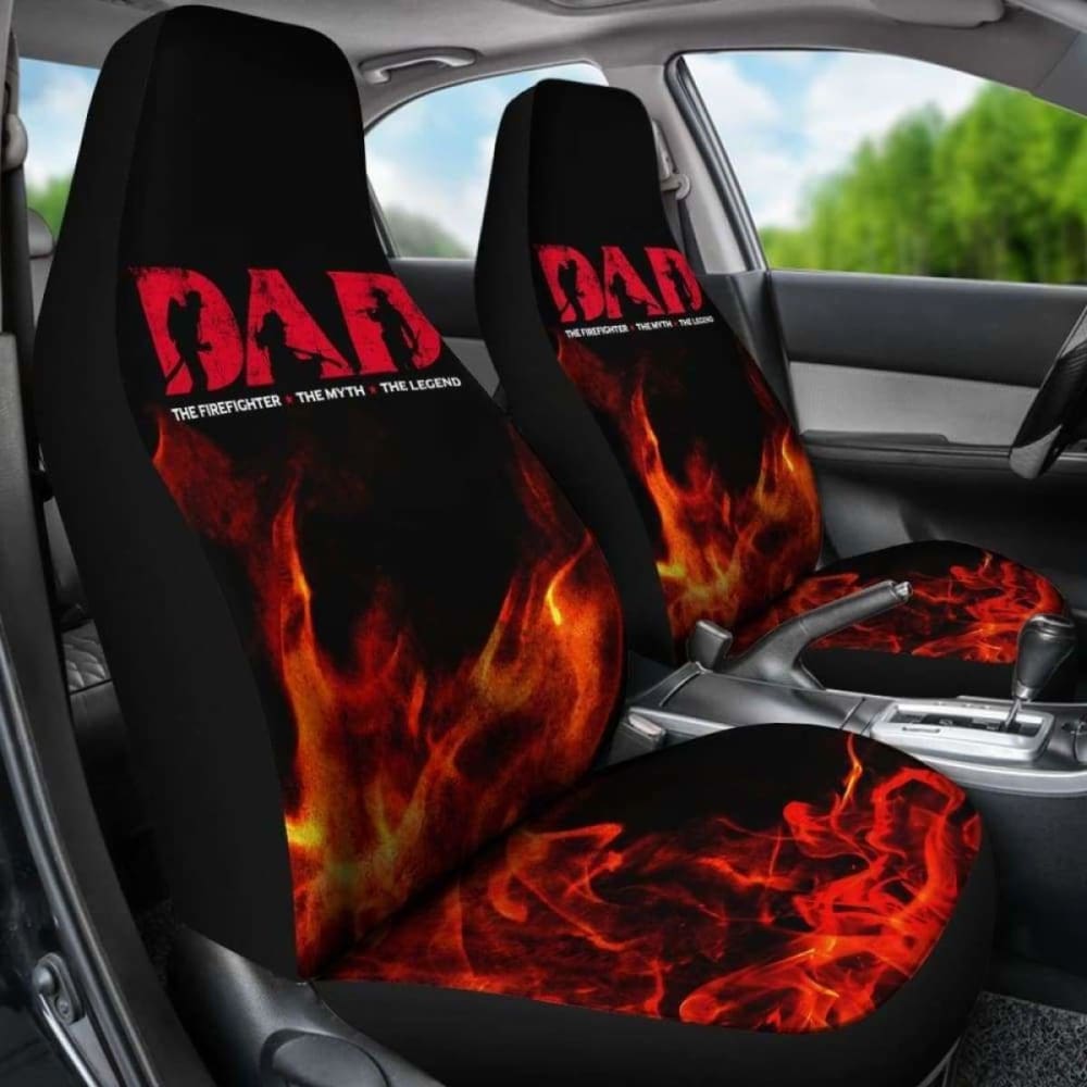 Firefighter Dad Car Seat Covers - Firefighter Bestseller 101211
