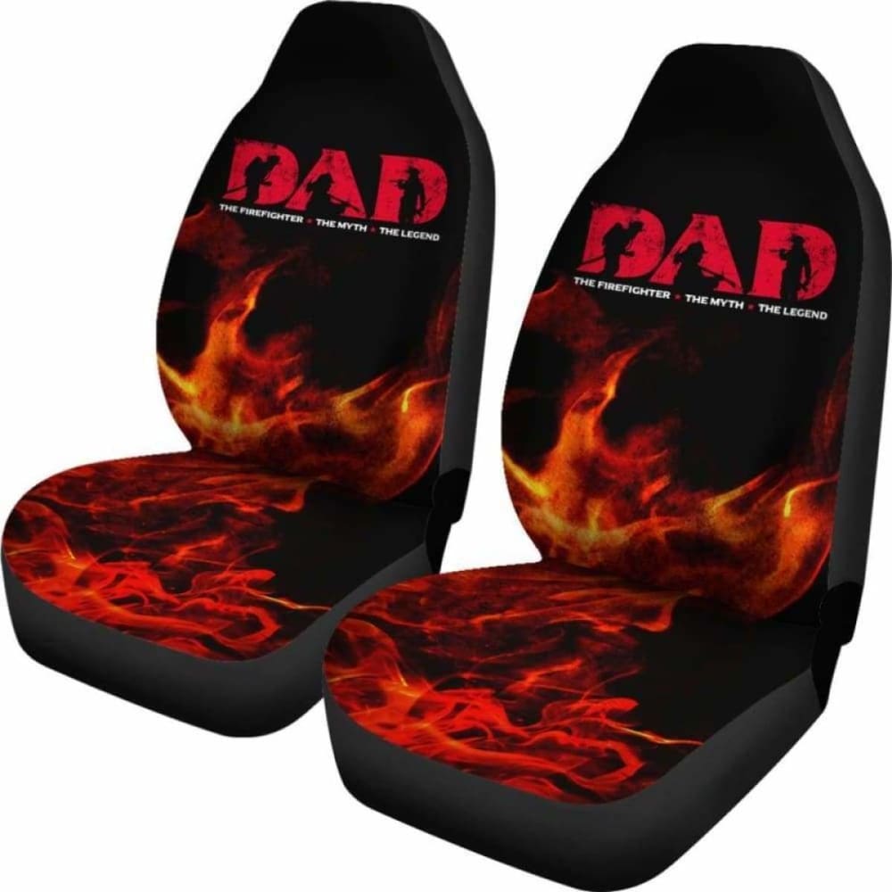Firefighter Dad Car Seat Covers - Firefighter Bestseller 101211