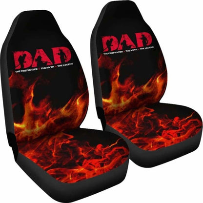 Firefighter Dad Car Seat Covers - Firefighter Bestseller 101211