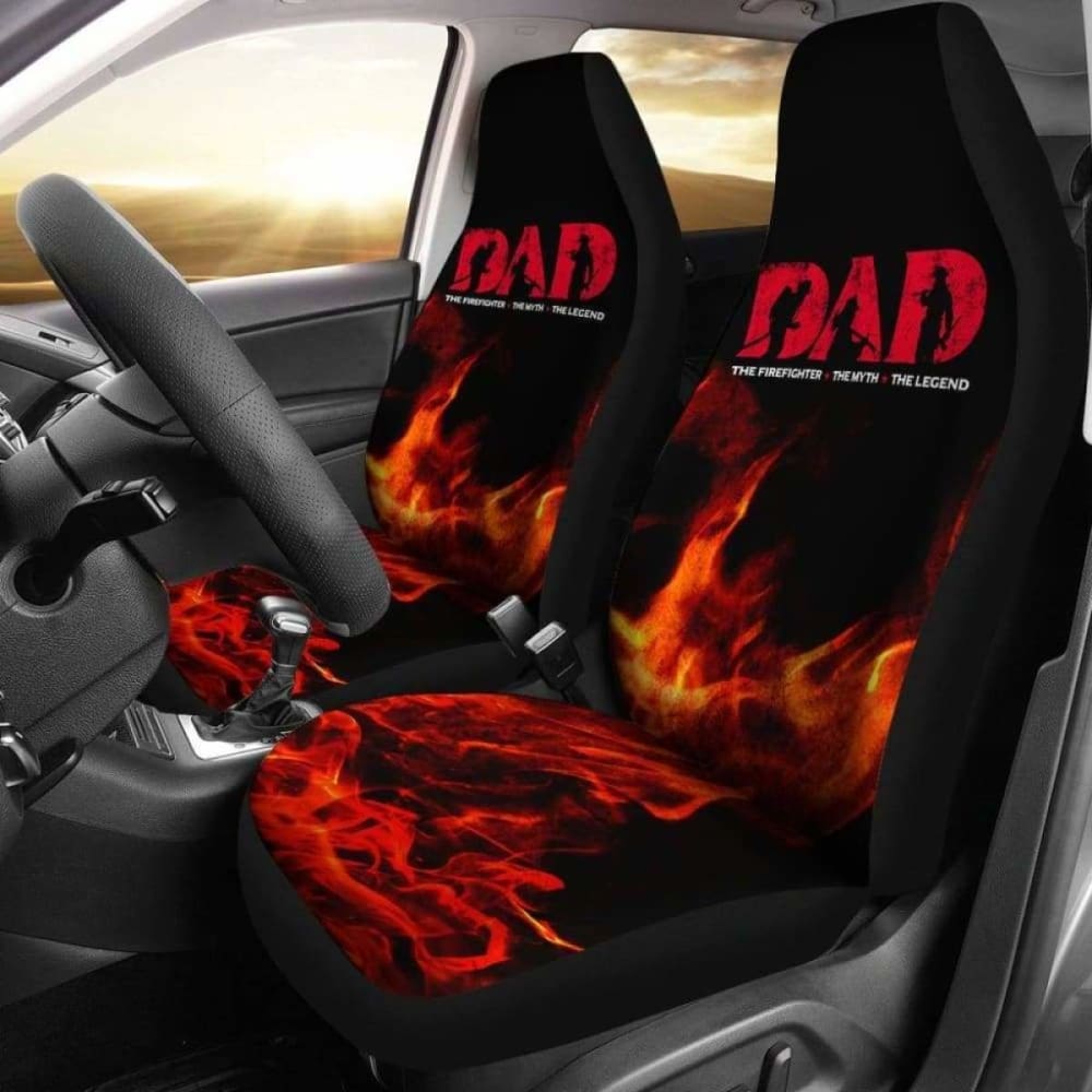 Firefighter Dad Car Seat Covers - Firefighter Bestseller 101211