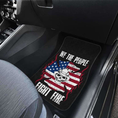 Firefighter Fight Fire Front And Back Car Mats Set Of 4 101211
