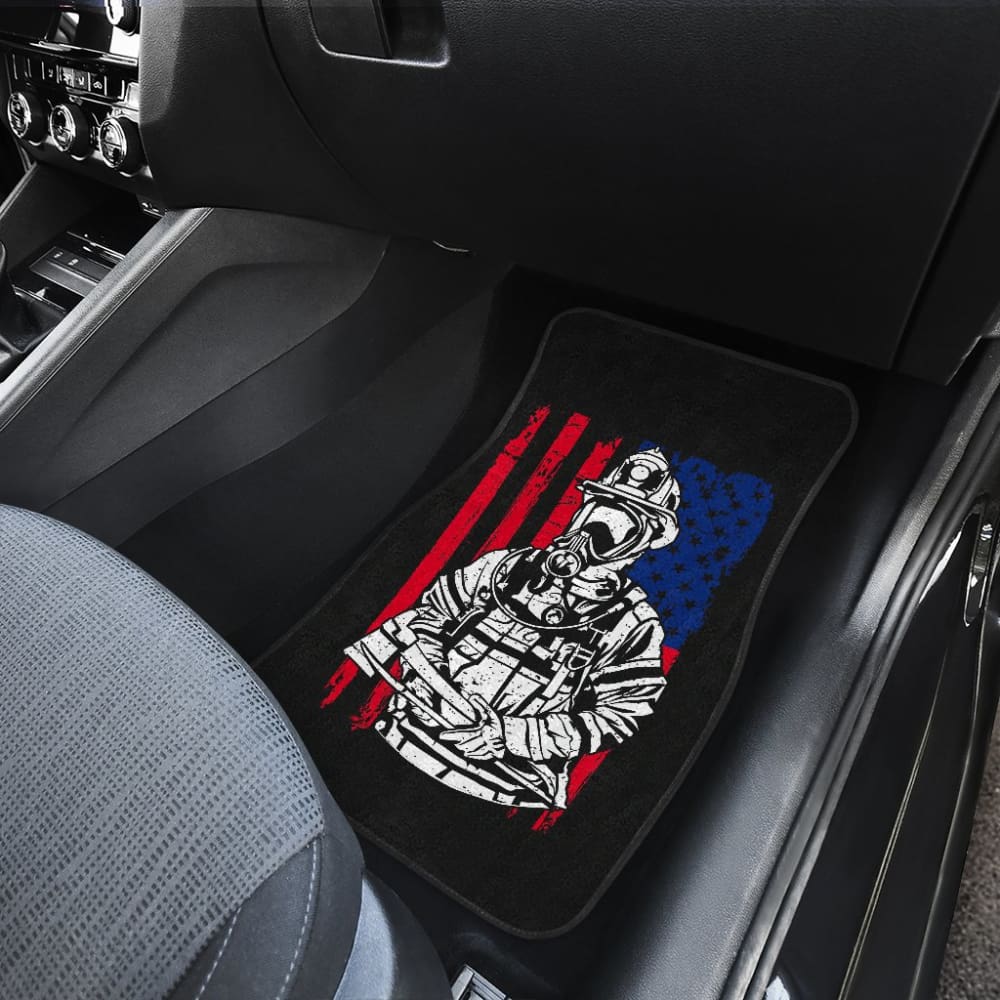 Firefighter First In Last Out Car Floor Mats 211507 - YourCarButBetter