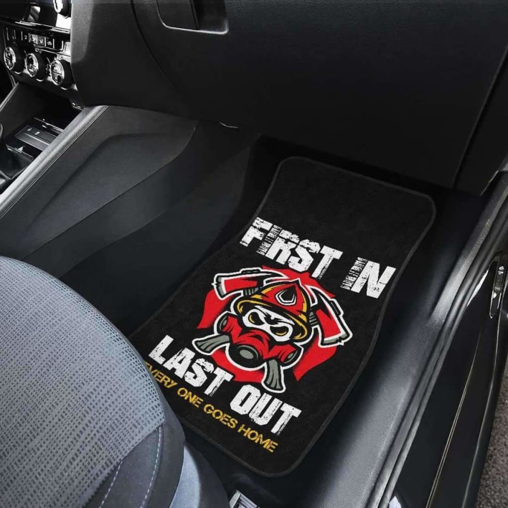 Firefighter First In Last Out Car Mats Set Of 4 101211