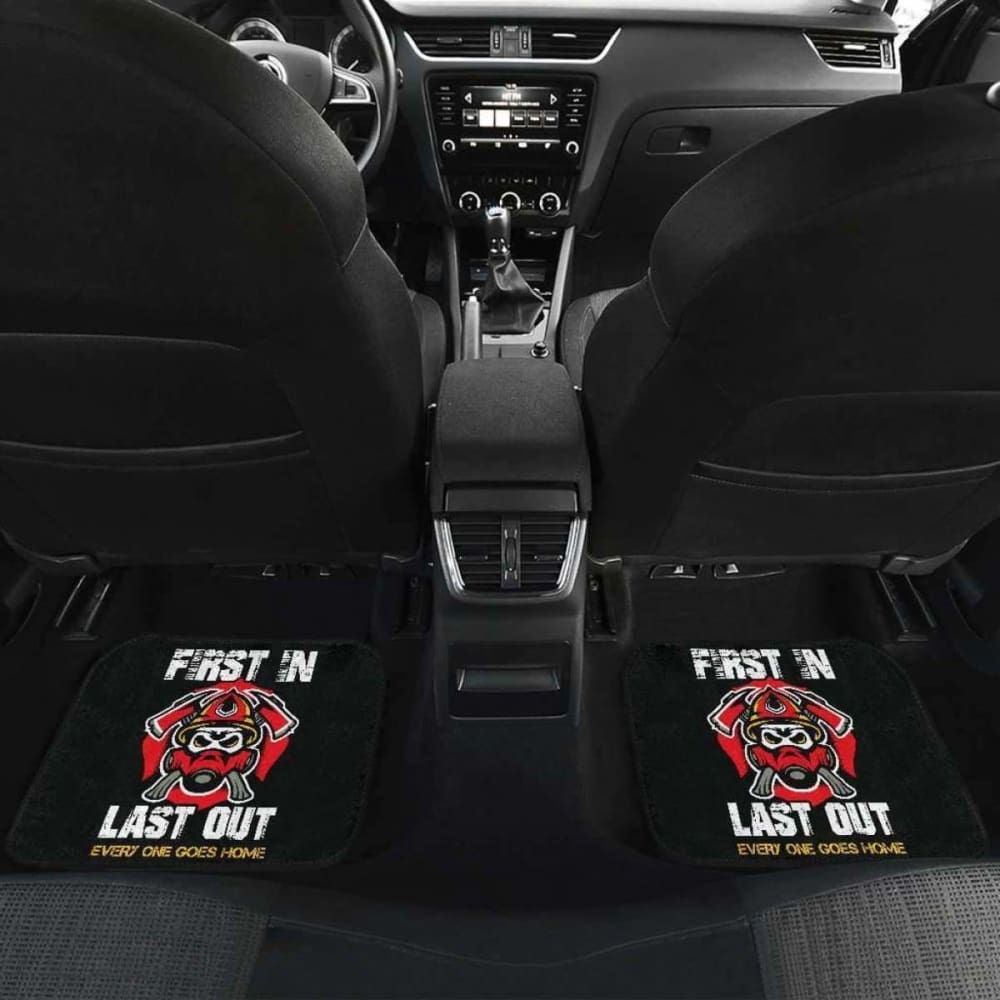Firefighter First In Last Out Car Mats Set Of 4 101211