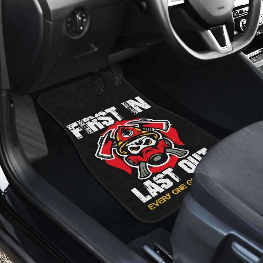 Firefighter First In Last Out Car Mats Set Of 4 101211