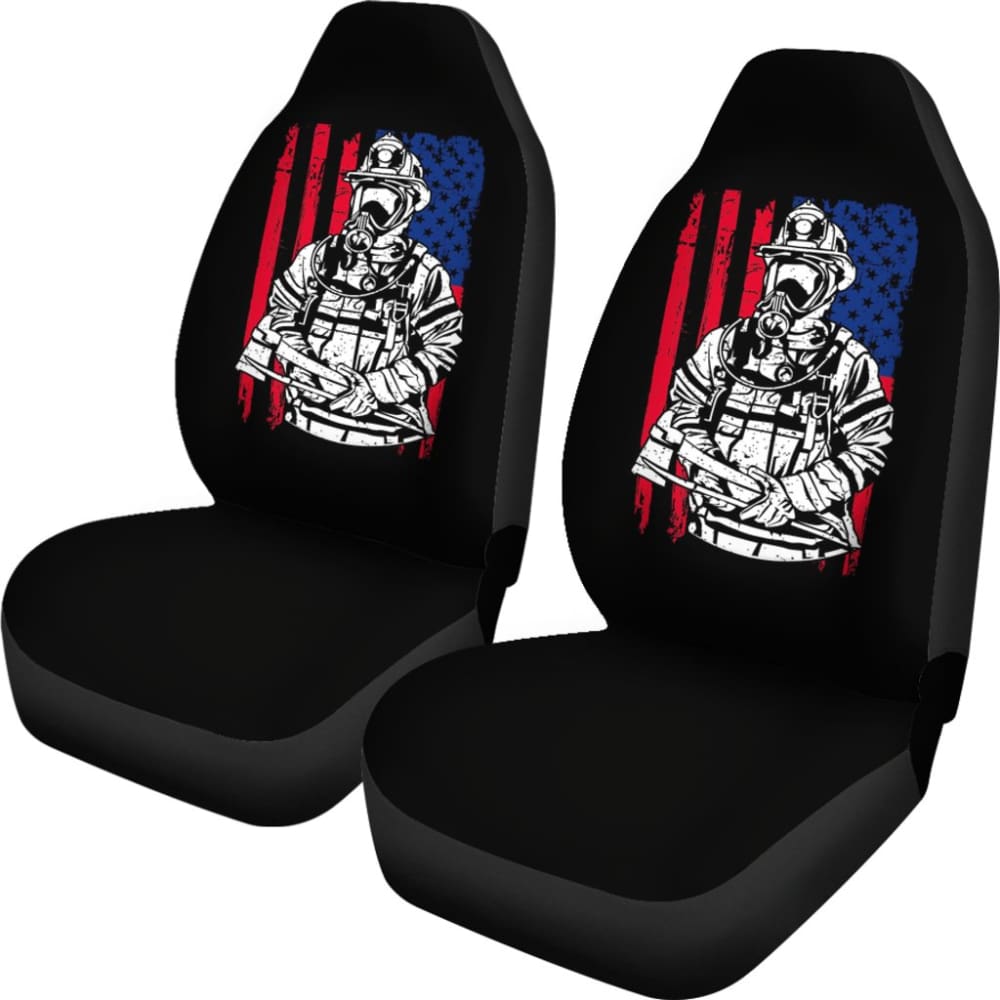 Firefighter First In Last Out Car Seat Covers 211507 - YourCarButBetter