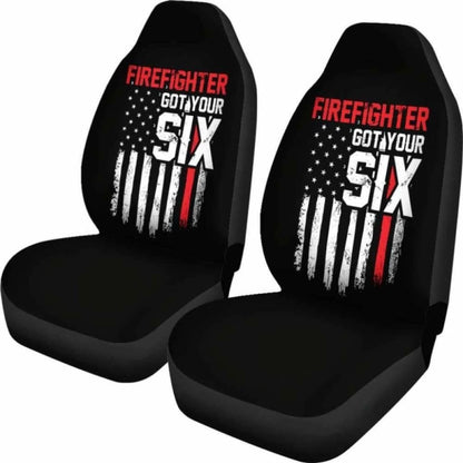 FireFighter Got Your Six Car Seat Covers 101211