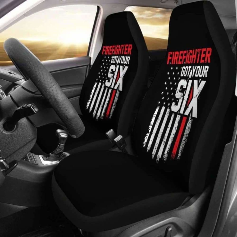 FireFighter Got Your Six Car Seat Covers 101211
