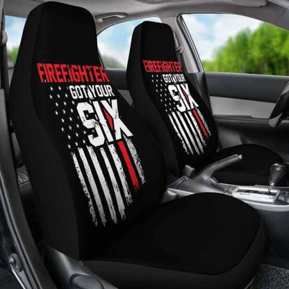 FireFighter Got Your Six Car Seat Covers 101211