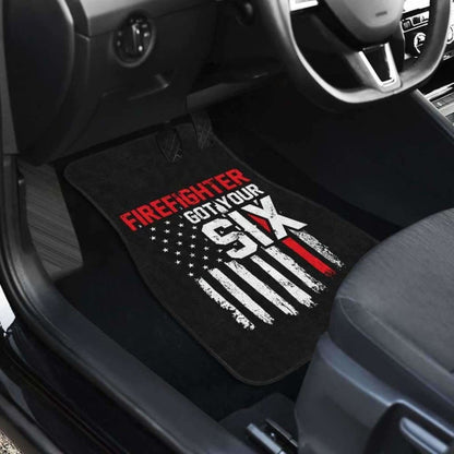 Firefighter Got Your Six Front And Back Car Mats Set Of 4 101211