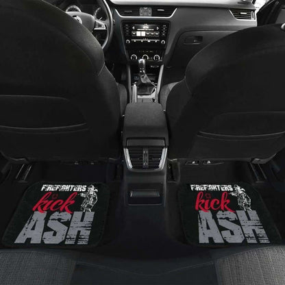 Firefighter Kick Ash Front And Back Car Mats Set Of 4 101211
