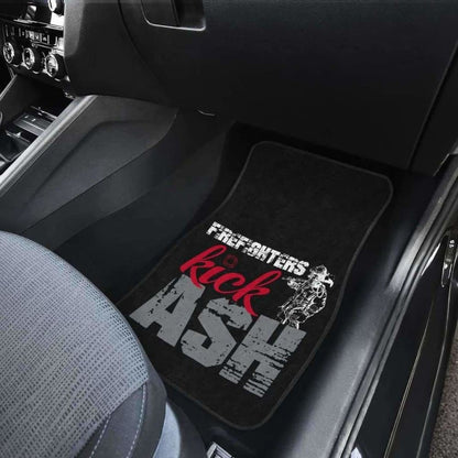 Firefighter Kick Ash Front And Back Car Mats Set Of 4 101211