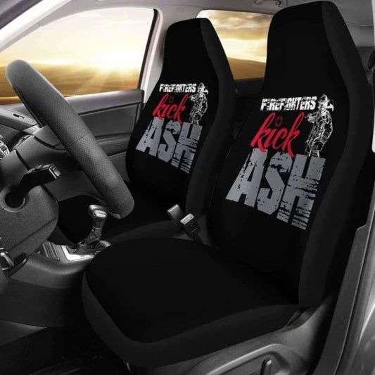 Firefighters Kick Ash Car Seat Covers 101211