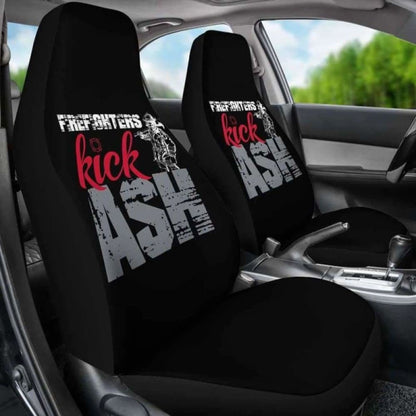 Firefighters Kick Ash Car Seat Covers 101211
