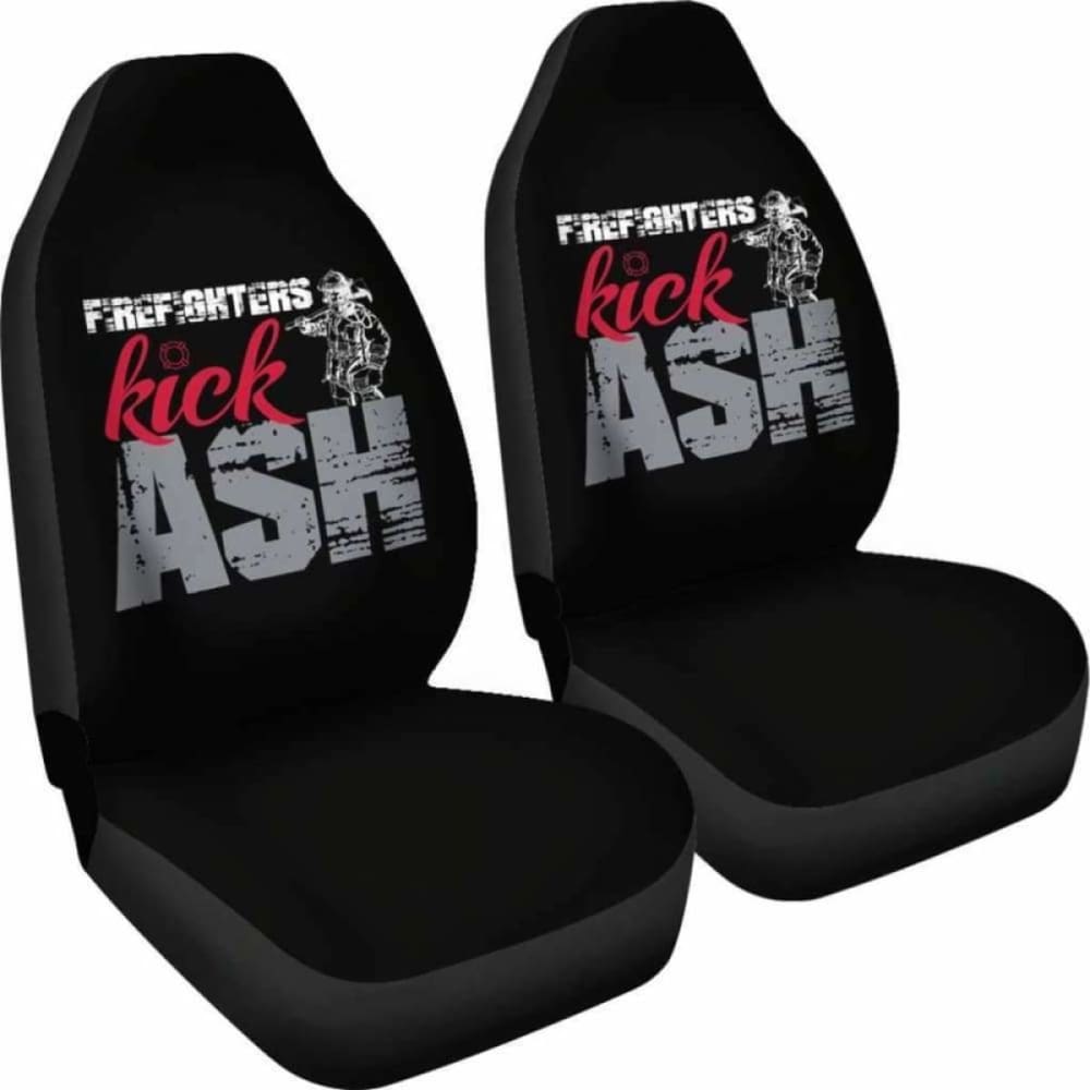 Firefighters Kick Ash Car Seat Covers 101211