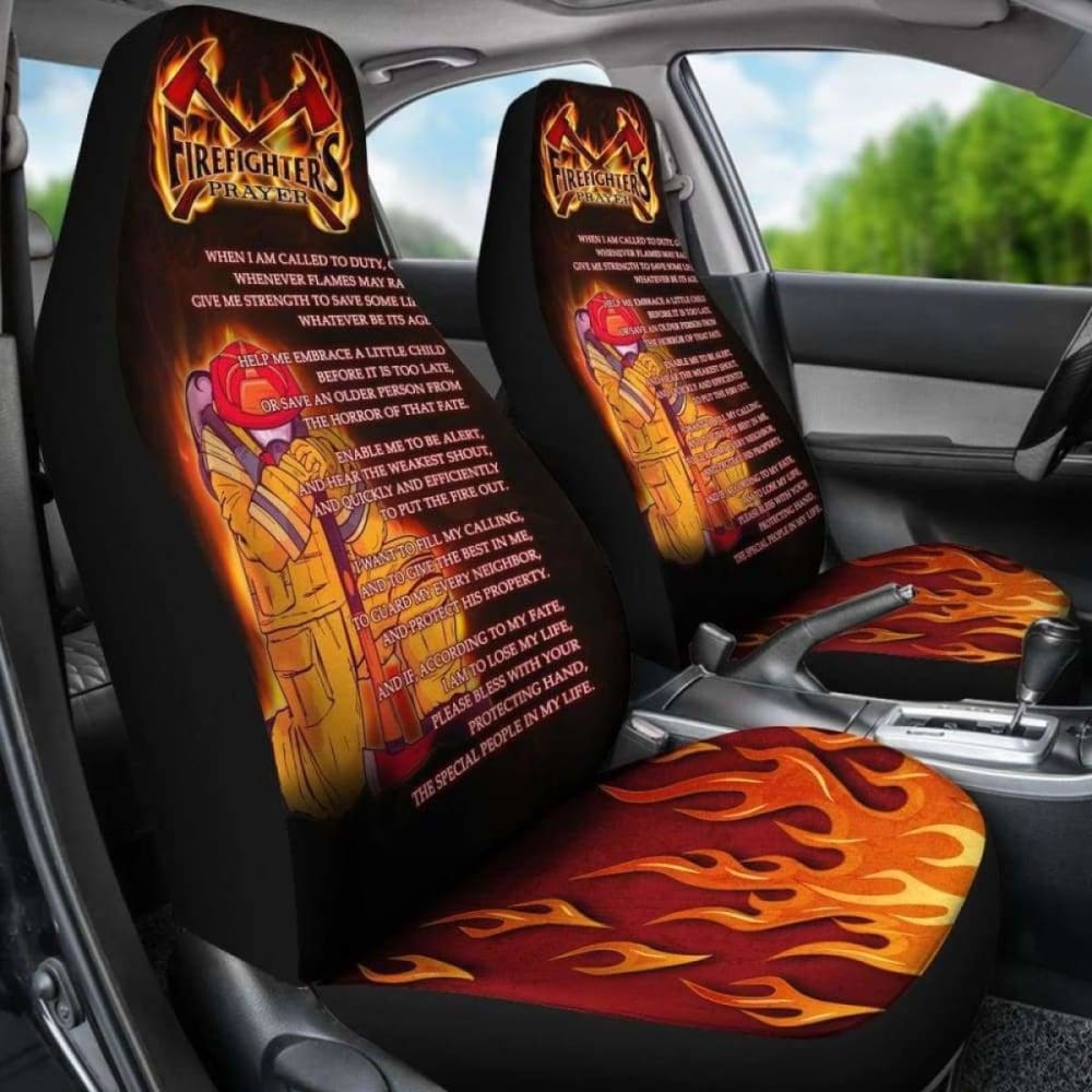 Firefighter’S Prayer Car Seat Covers 101211