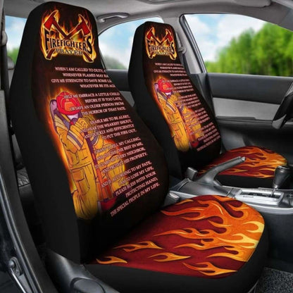 Firefighter’S Prayer Car Seat Covers 101211
